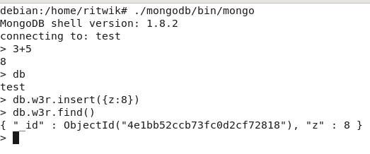 mongo-first-find-linux